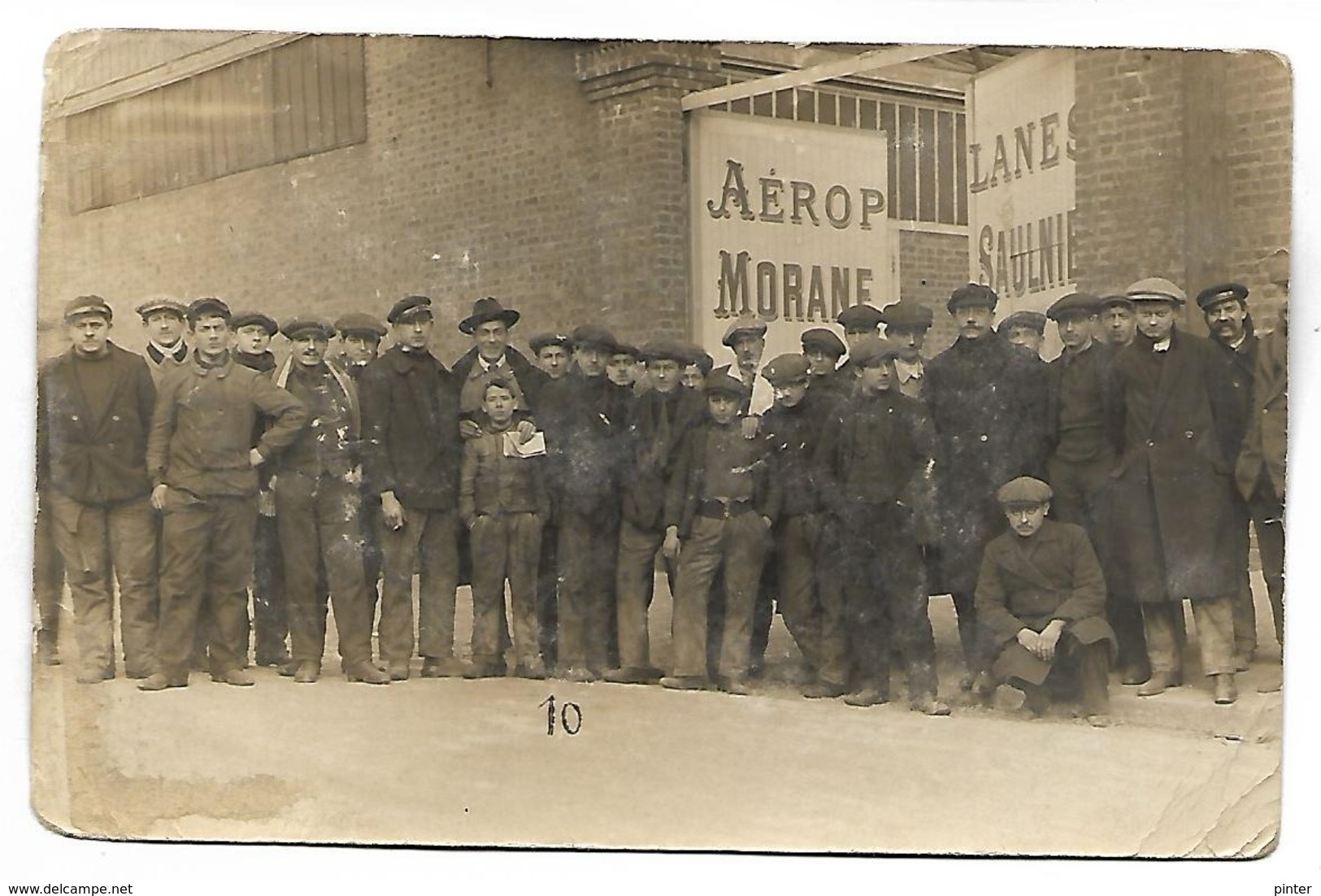 PUTEAUX - Construction Aéronautique Morane SAULNIER - 3 Rue Volta - CARTE PHOTO - Puteaux