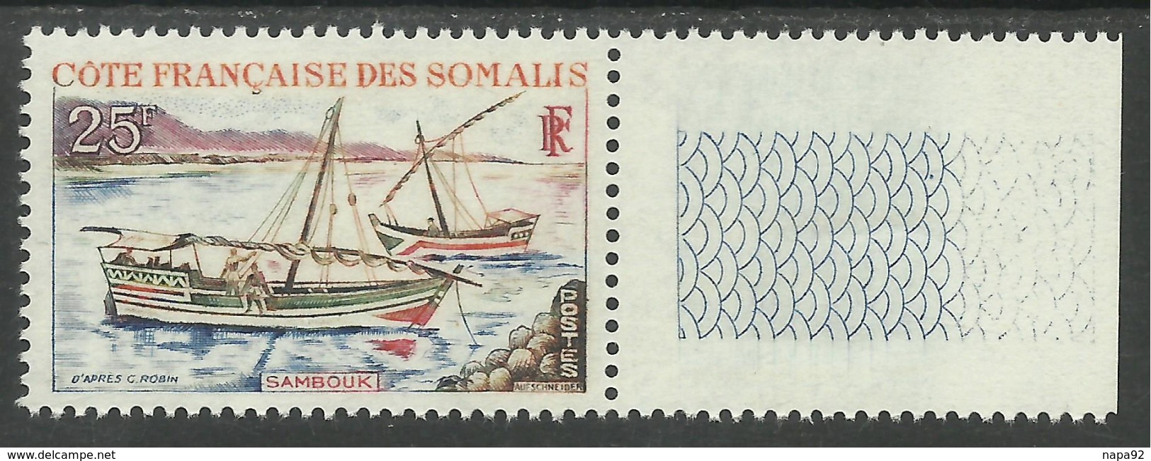 COTE FRANCAISE DES SOMALIS 1963 YT 321** - Neufs