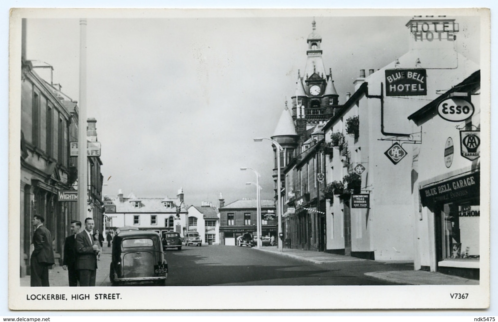 LOCKERBIE : HIGH STREET - BLUE BELL HOTEL - Dumfriesshire