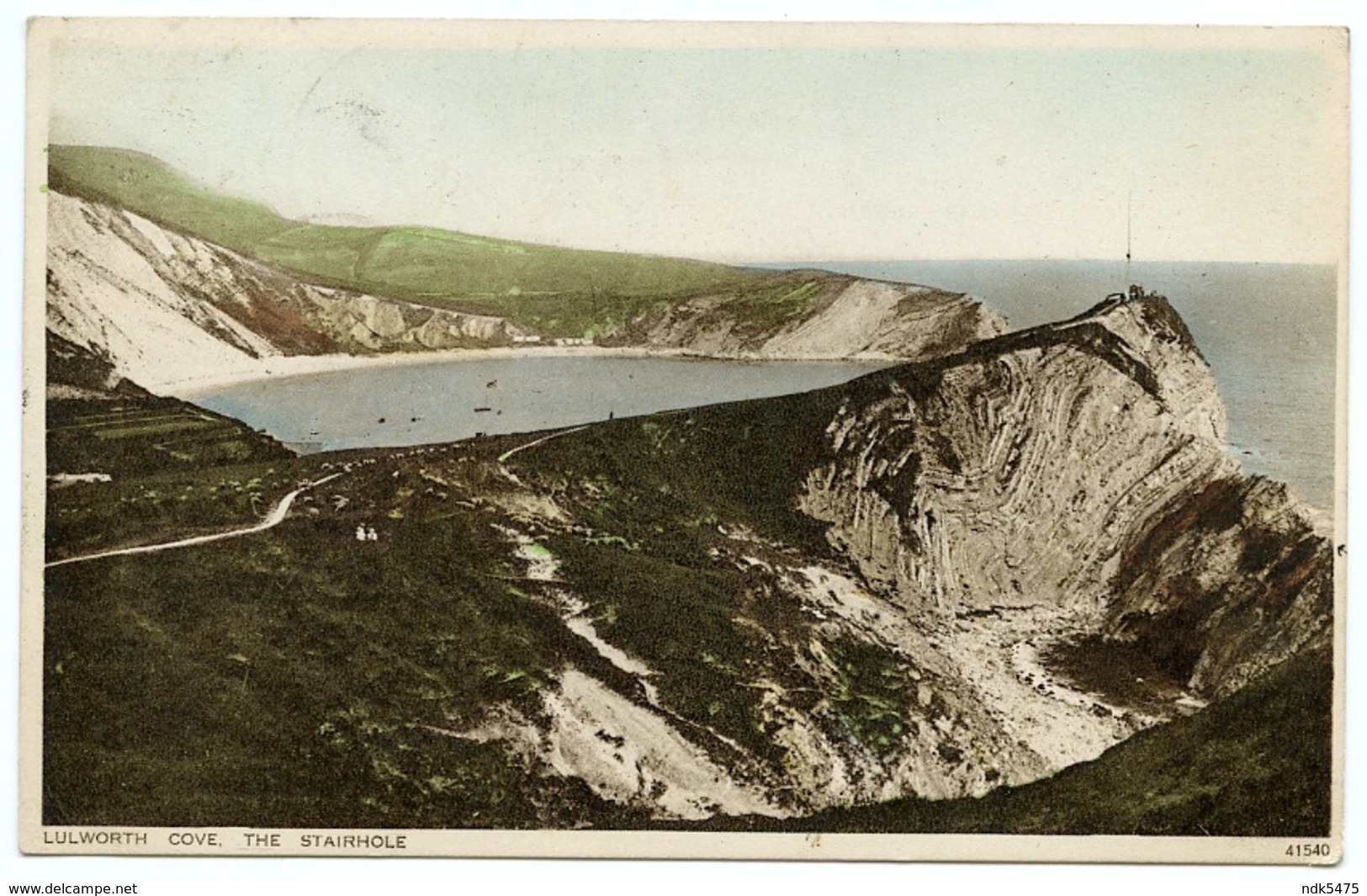 ROYAL MAIL STEAM PACKET CO. - LONDON, LEADENHALL STREET (BUSHELL)  / LULWORTH COVE, THE STAIRHOLE - Steamers