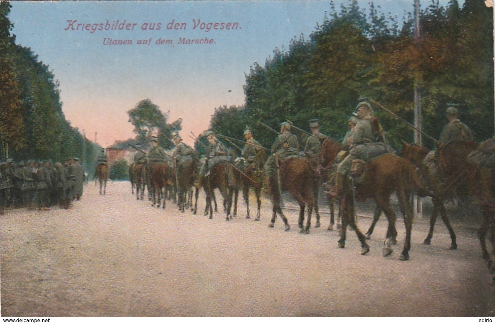 ***  Kriegsbilder Aus Den Vosgesen - Ultanen Auf Dem Marche - Neuve/unused - Manoeuvres