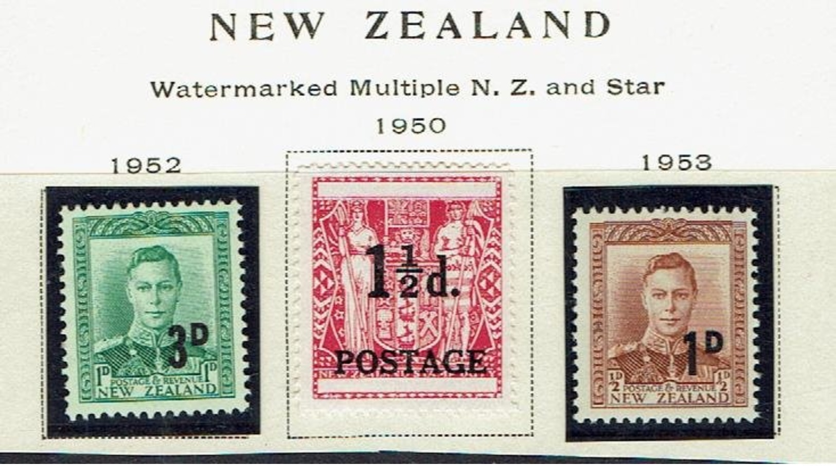 New Zealand...1950's - Unused Stamps