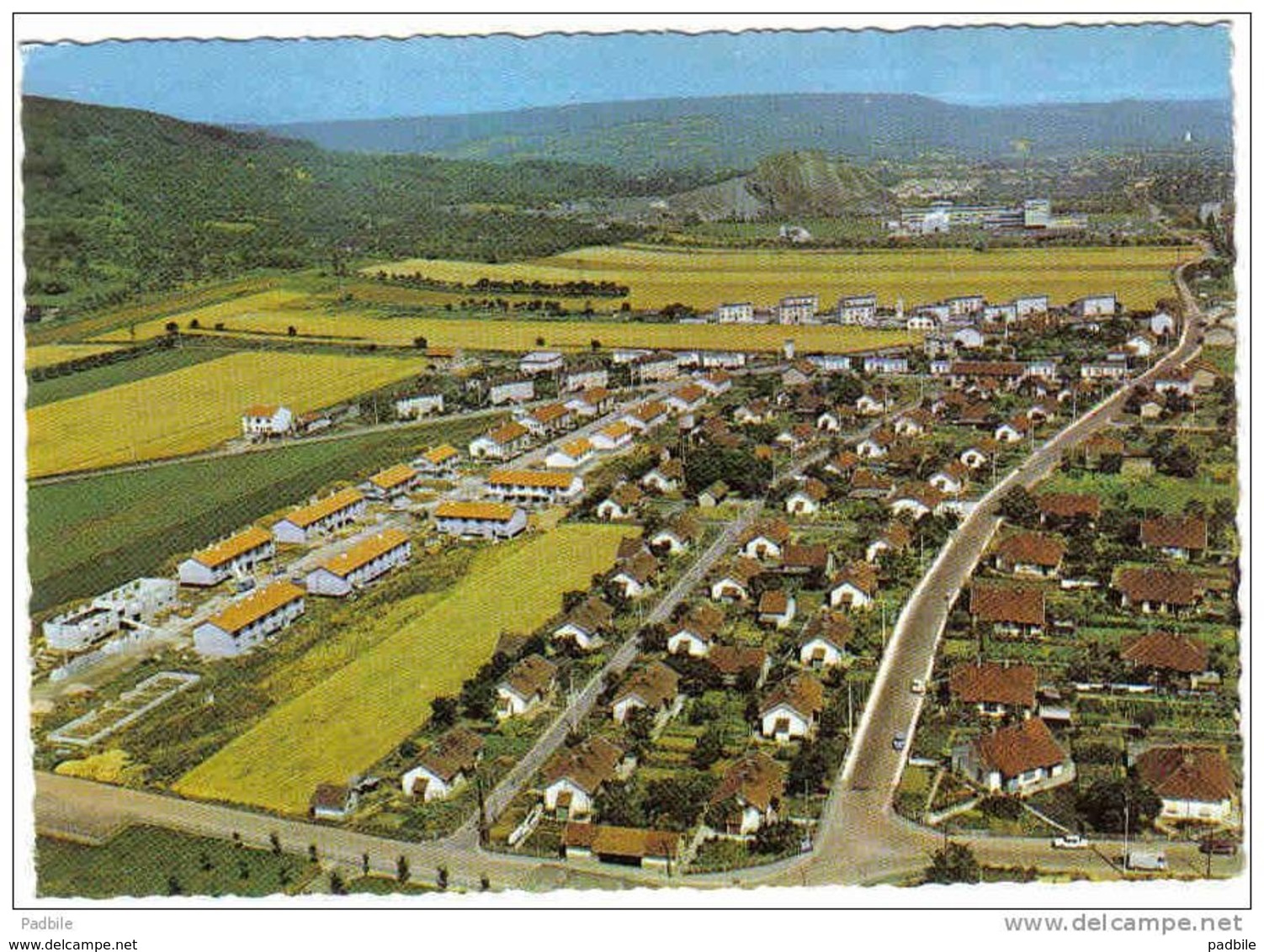 Carte Postale 54. Blenod- Les Pont-à-Mousson Et La Cité St-Epvre   Vue D'avion Trés Beau Plan - Otros & Sin Clasificación