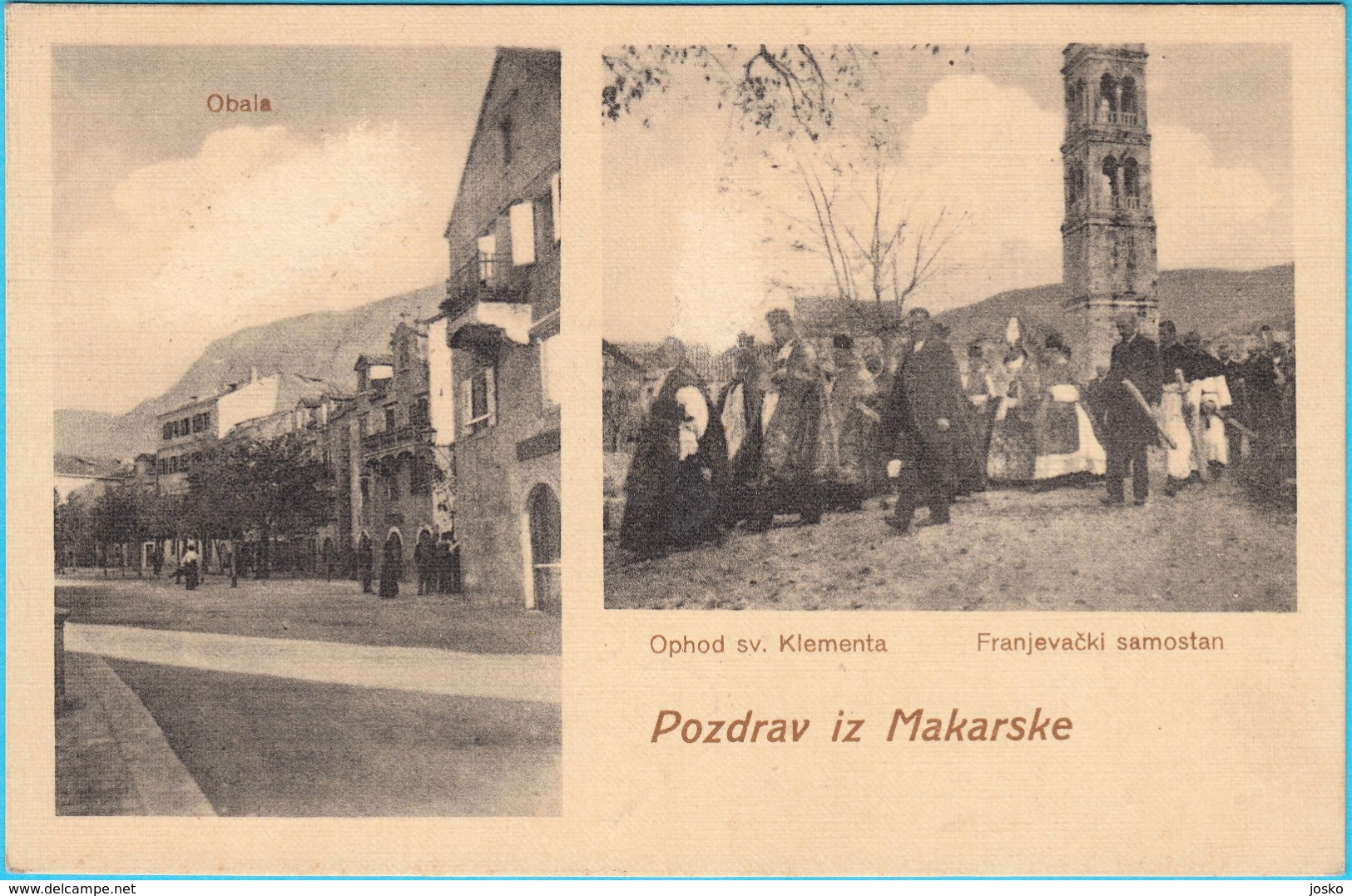 MAKARSKA - Procesija ( Ophod ) Sv. Klementa * Croatia * Travelled RRRR - Croacia