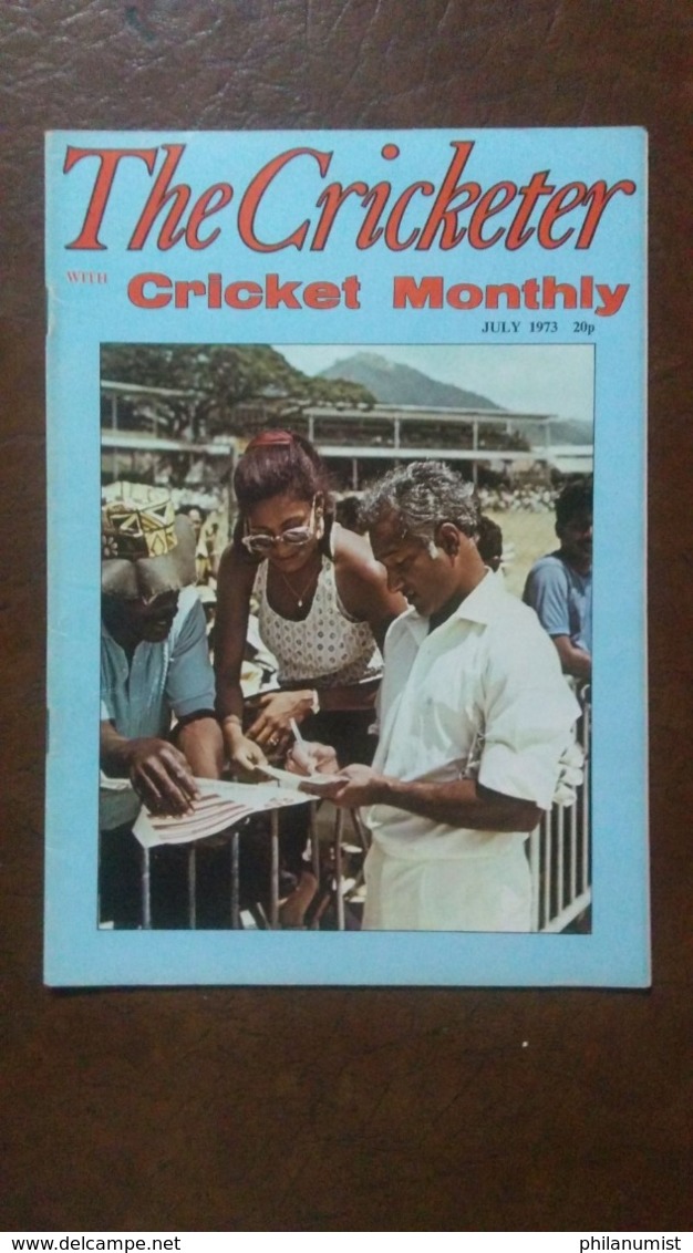 10 THE CRICKETER INTERNATIONAL MONTHLY MAGAZINE LOT 1970's !! - 1950-Aujourd'hui