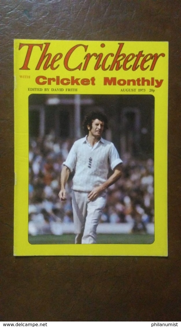 10 THE CRICKETER INTERNATIONAL MONTHLY MAGAZINE LOT 1970's !! - 1950-Aujourd'hui