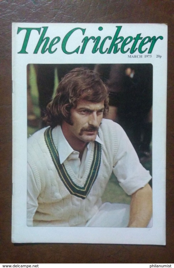 10 THE CRICKETER INTERNATIONAL MONTHLY MAGAZINE LOT 1970's !!