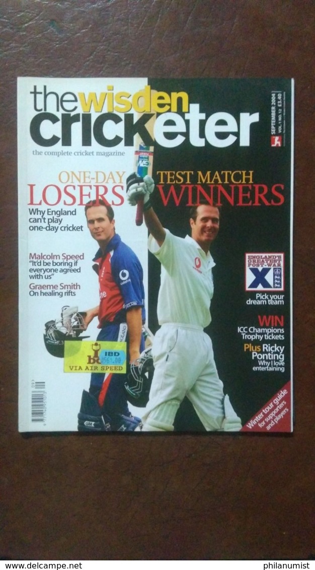 10 WISDEN CRICKETER MAGAZINE LOT 2000's !! - 1950-Aujourd'hui