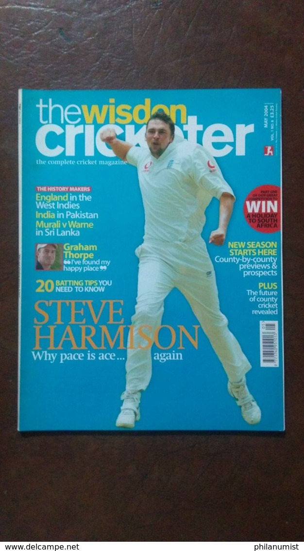 10 WISDEN CRICKETER MAGAZINE LOT 2000's !!