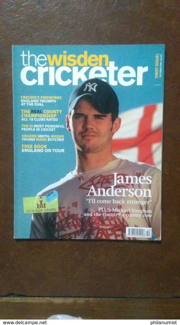 10 WISDEN CRICKETER MAGAZINE LOT 2000's !!