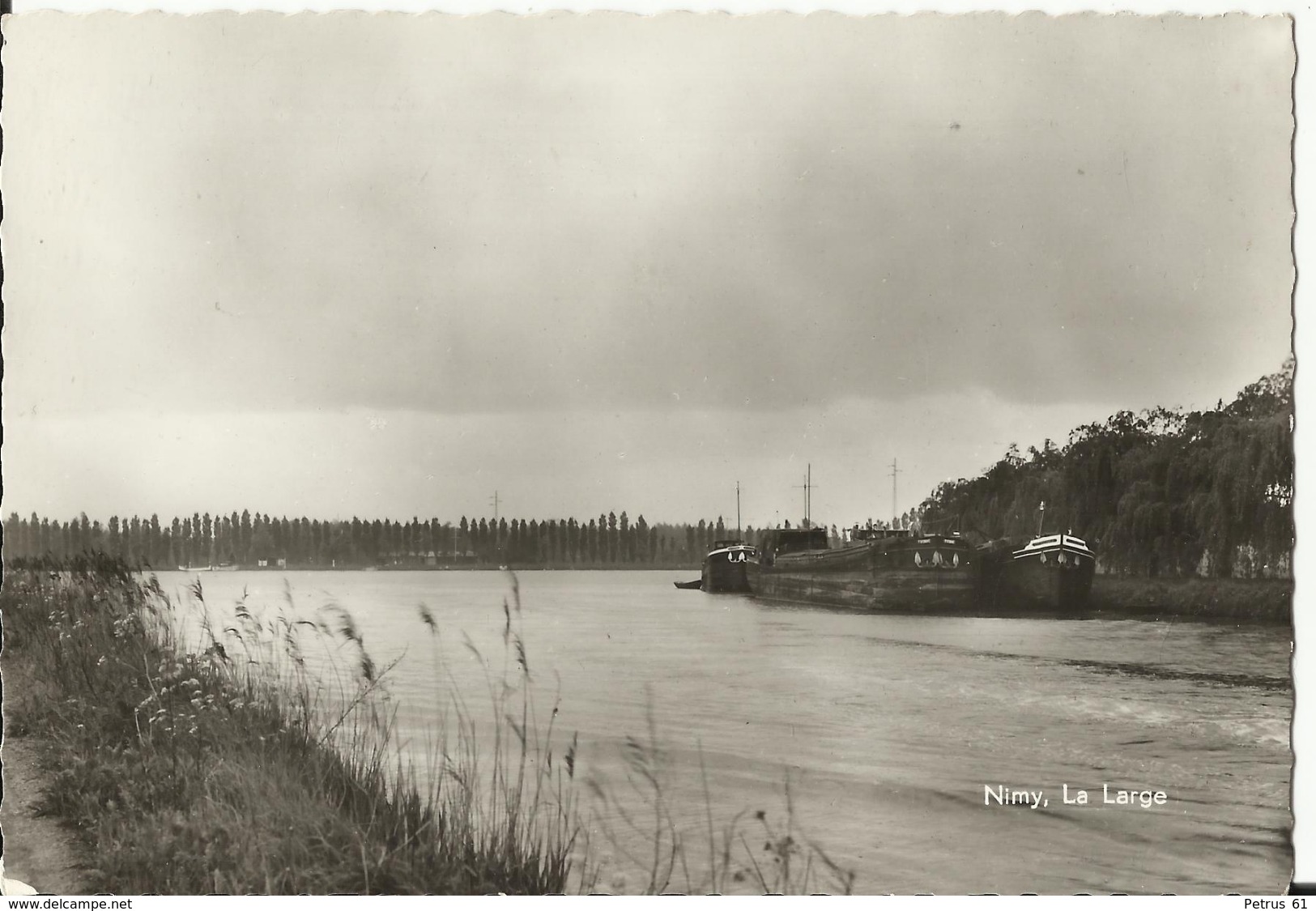 NIMY - Le Large - Péniches, Navigation Intérieure, Binnenscheepvaart - Mons - Mons