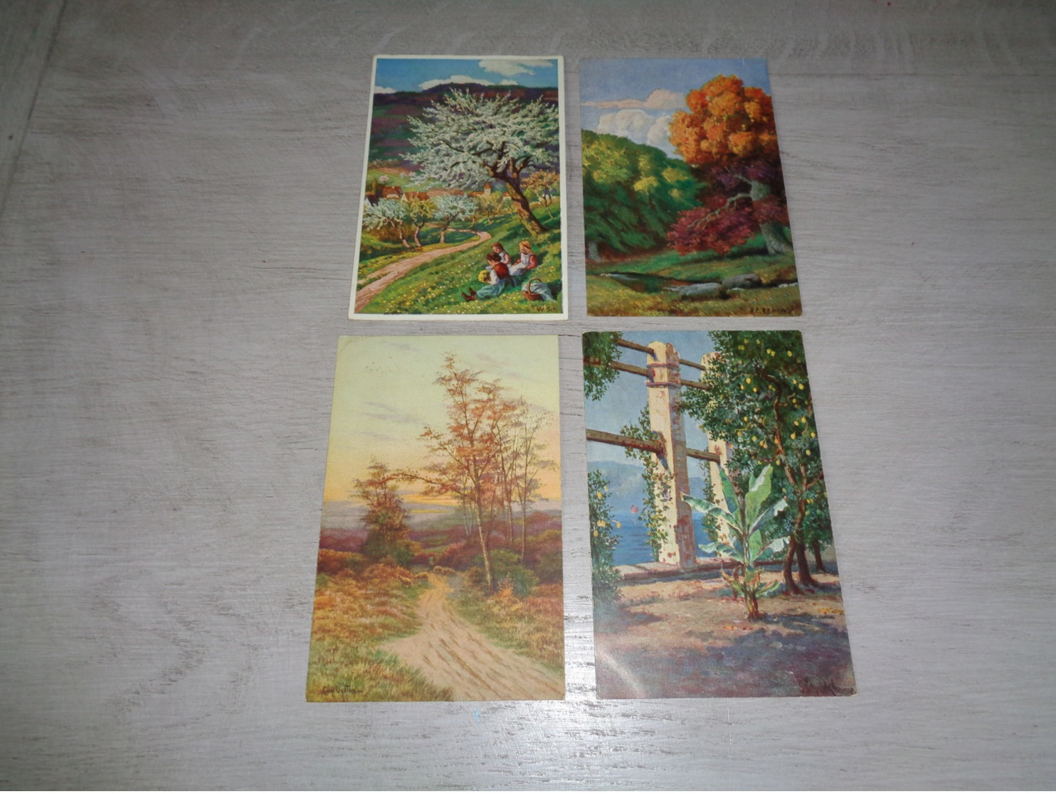 Beau Lot De 60 Cartes Postales De Fantaisie Paysages Paysage Mooi Lot Van 60 Postkaarten Fantasie Landschappen Landschap - 5 - 99 Cartes