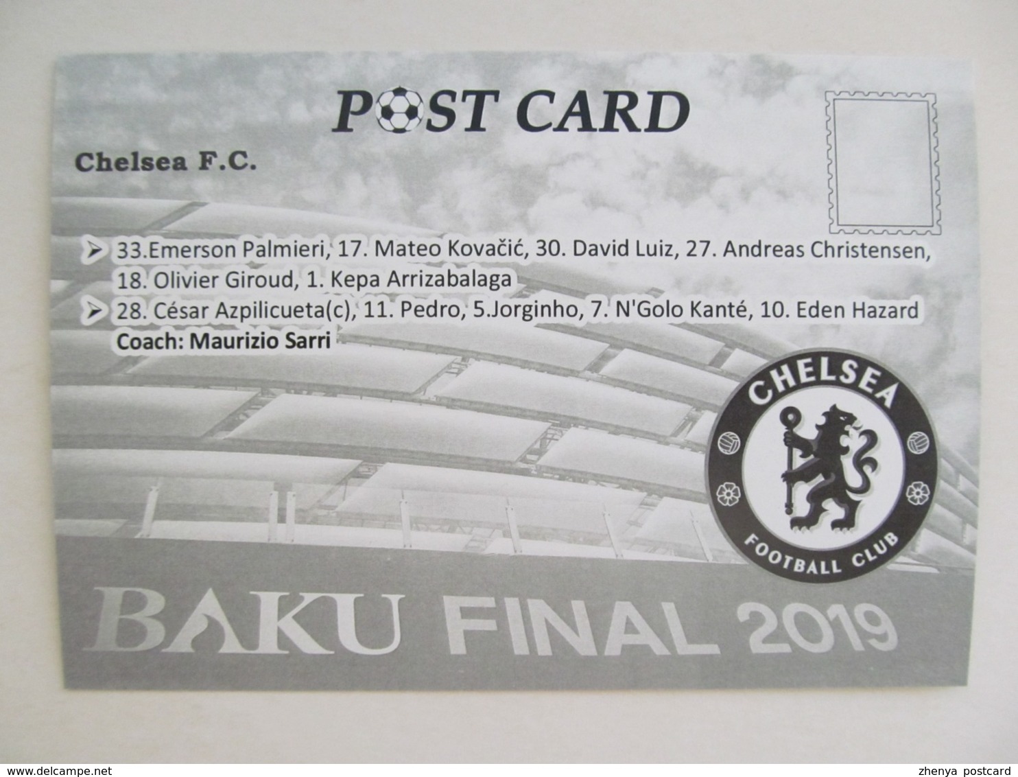 Chelsey Europa League Final 2019 In Baku - Football