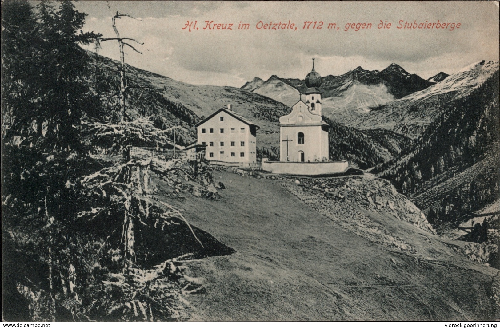 ! Alte Ansichtskarte Heiligkreuz ( Gemeinde Sölden ), Ötztal, Tirol, Österreich - Sonstige & Ohne Zuordnung