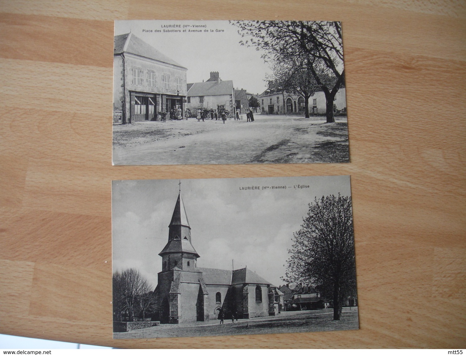 Lot De 2 Carte Lauriere 87 - Autres & Non Classés