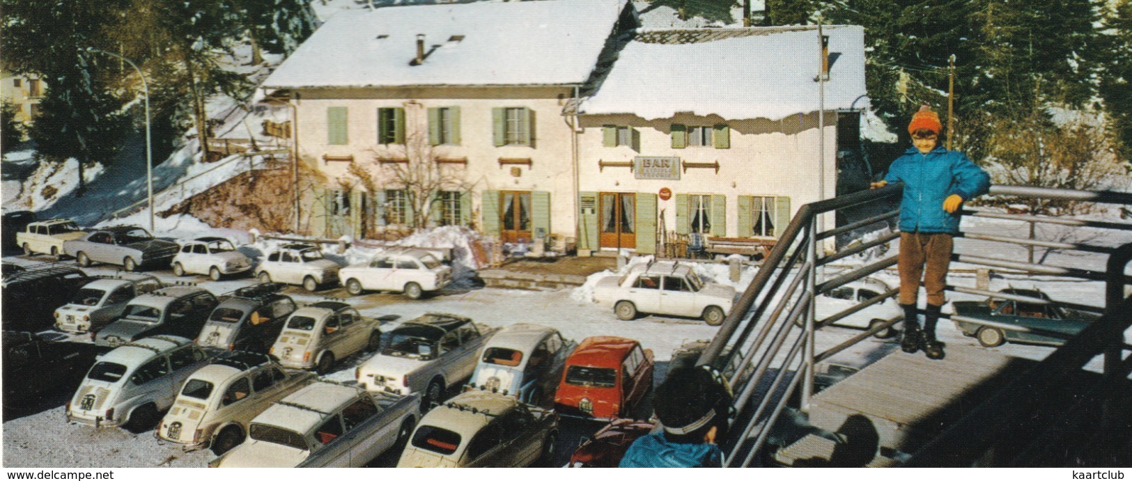 Vetriolo Terme: 2x FORD ANGLIA, FIAT 500, 600, 124, 850, INNOCENTI MINI, LANCIA FULVIA COUPÉ - 'Bar' - Turismo