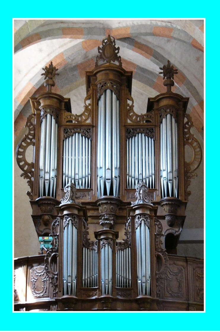 Orgues De Suisse (Canton Du Jura) Ste. Ursanne : Ancienne Collégiale - Orgue Waltrin 1703/Besançon 1776 - Saint-Ursanne