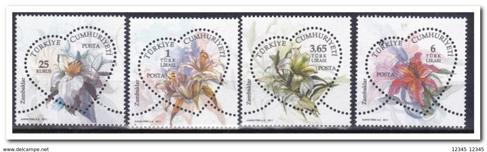 Turkije 2011, Postfris MNH, Flowers - Nuevos