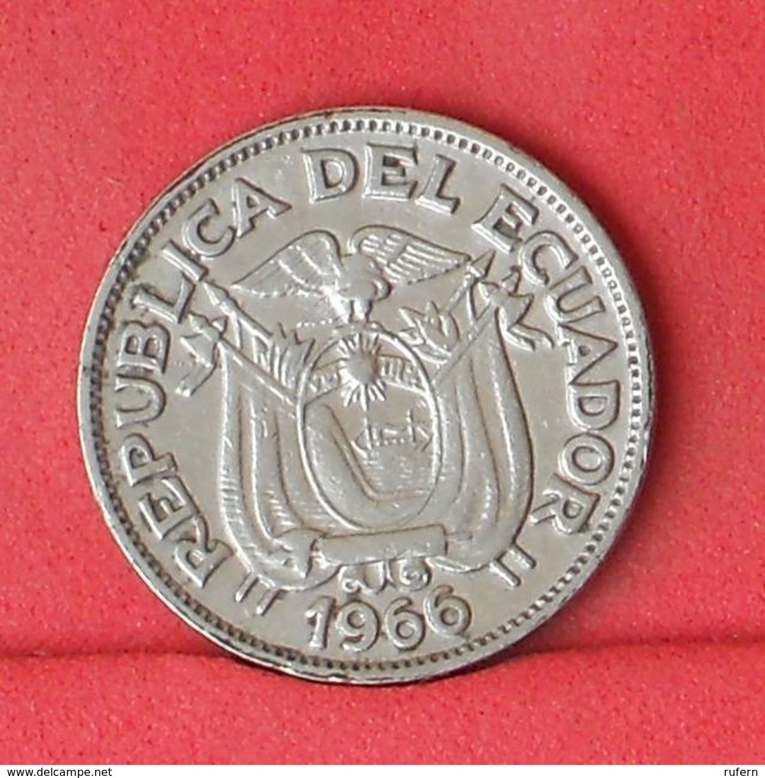 ECUADOR 20 CENTAVOS 1966 -    KM# 77,1c - (Nº31460) - Equateur