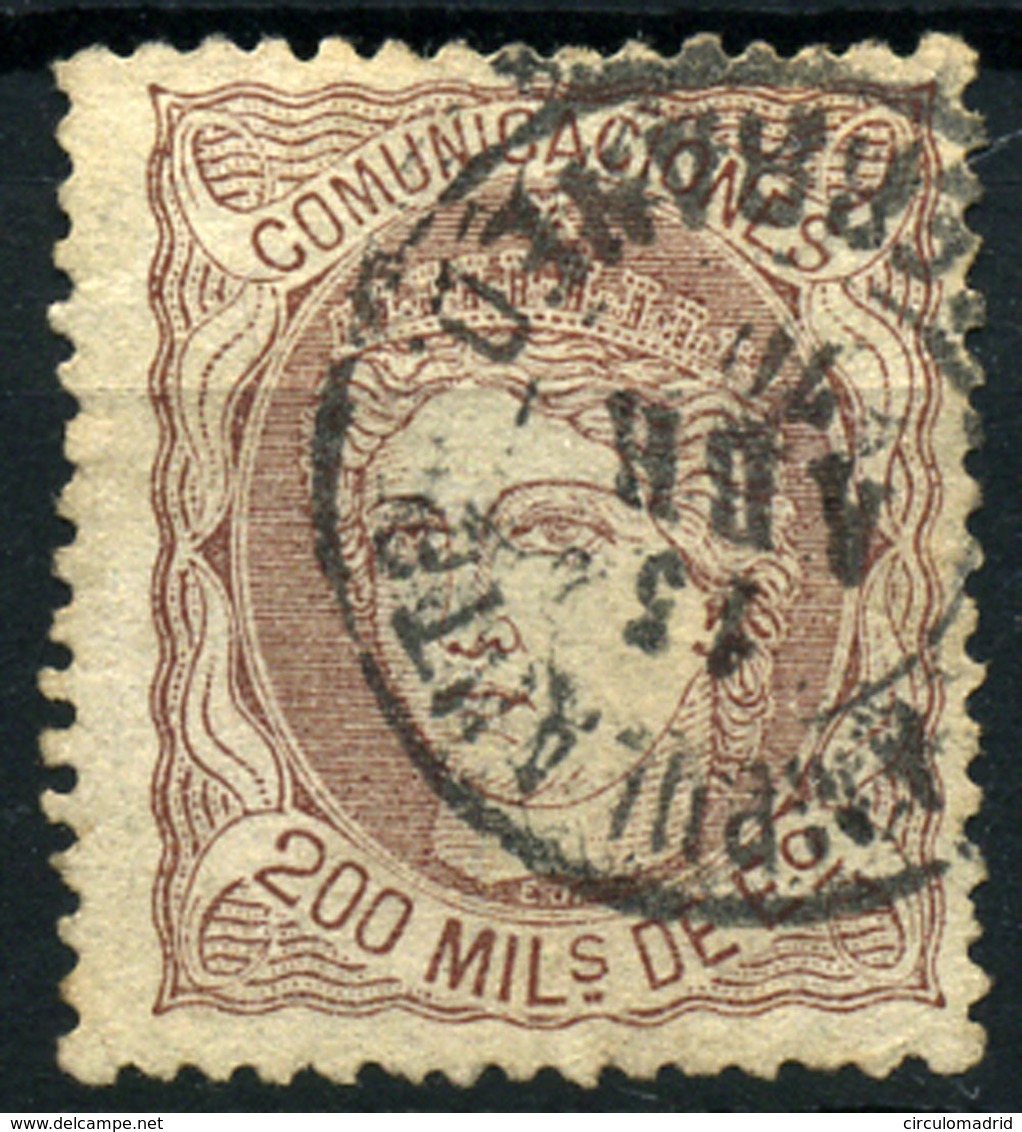 España Nº 109. Año 1870 - Used Stamps