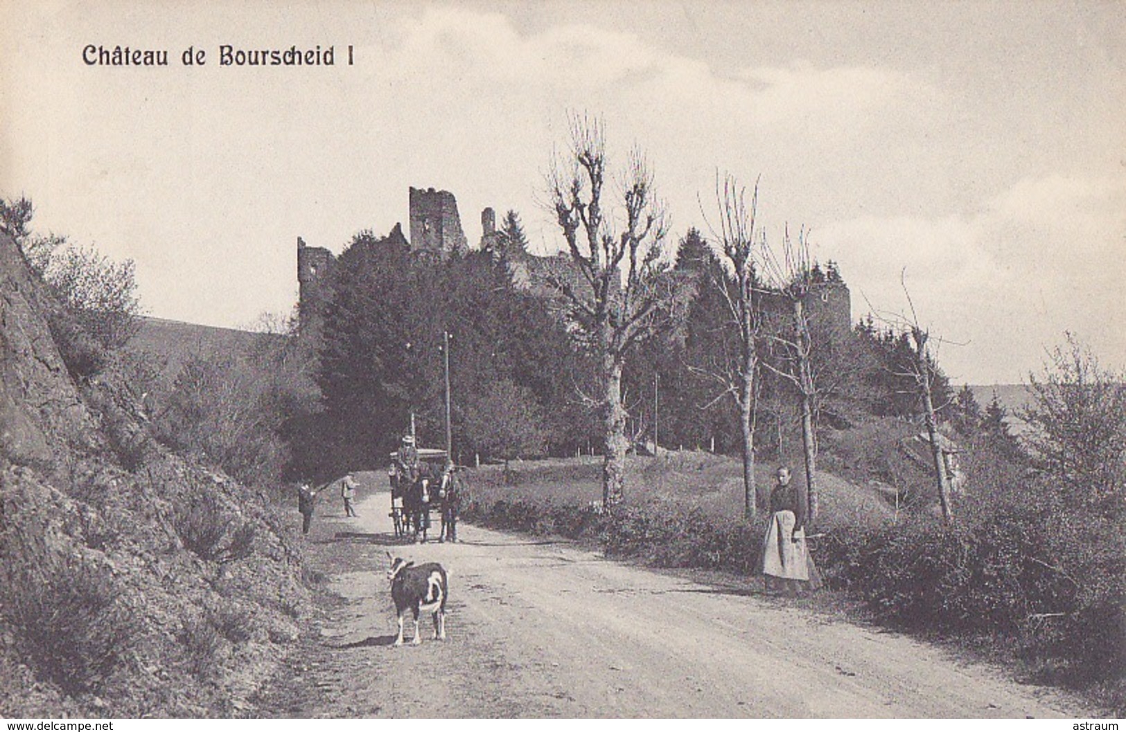 Cpa-luxembourg-bourscheid-animée-nicht Delc.-edi Zenner - Bourscheid