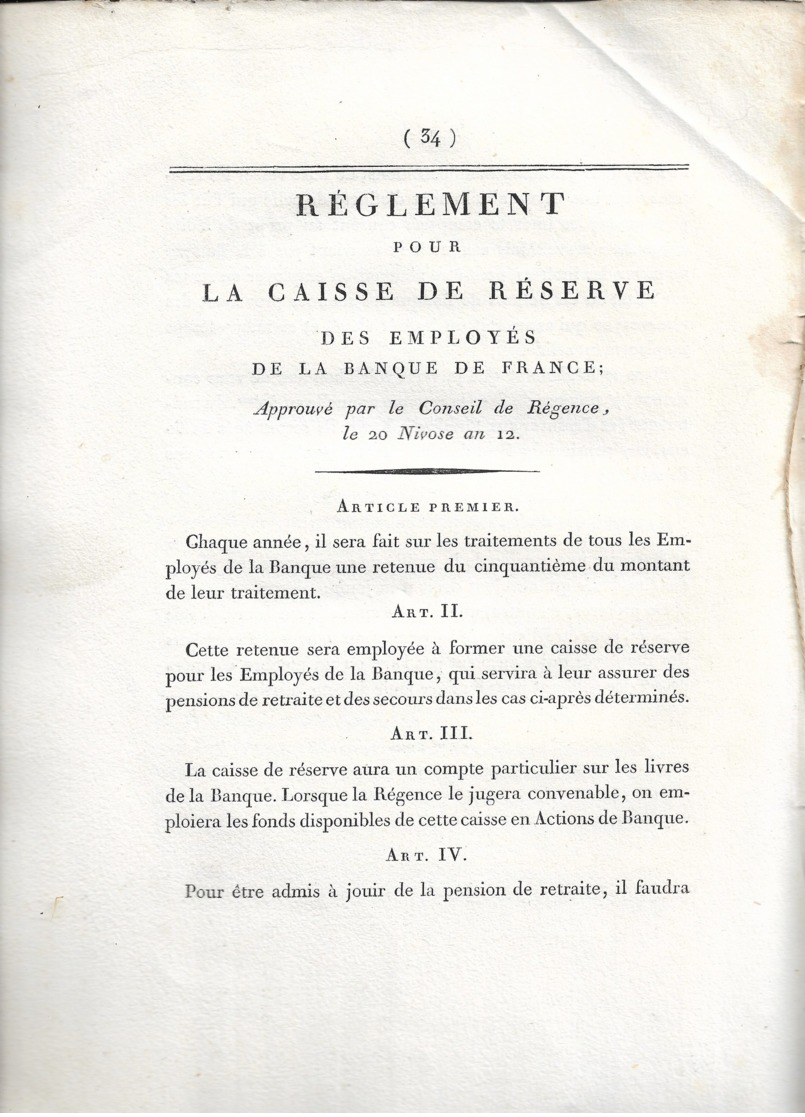 Bonaparte, Banque de France an 13