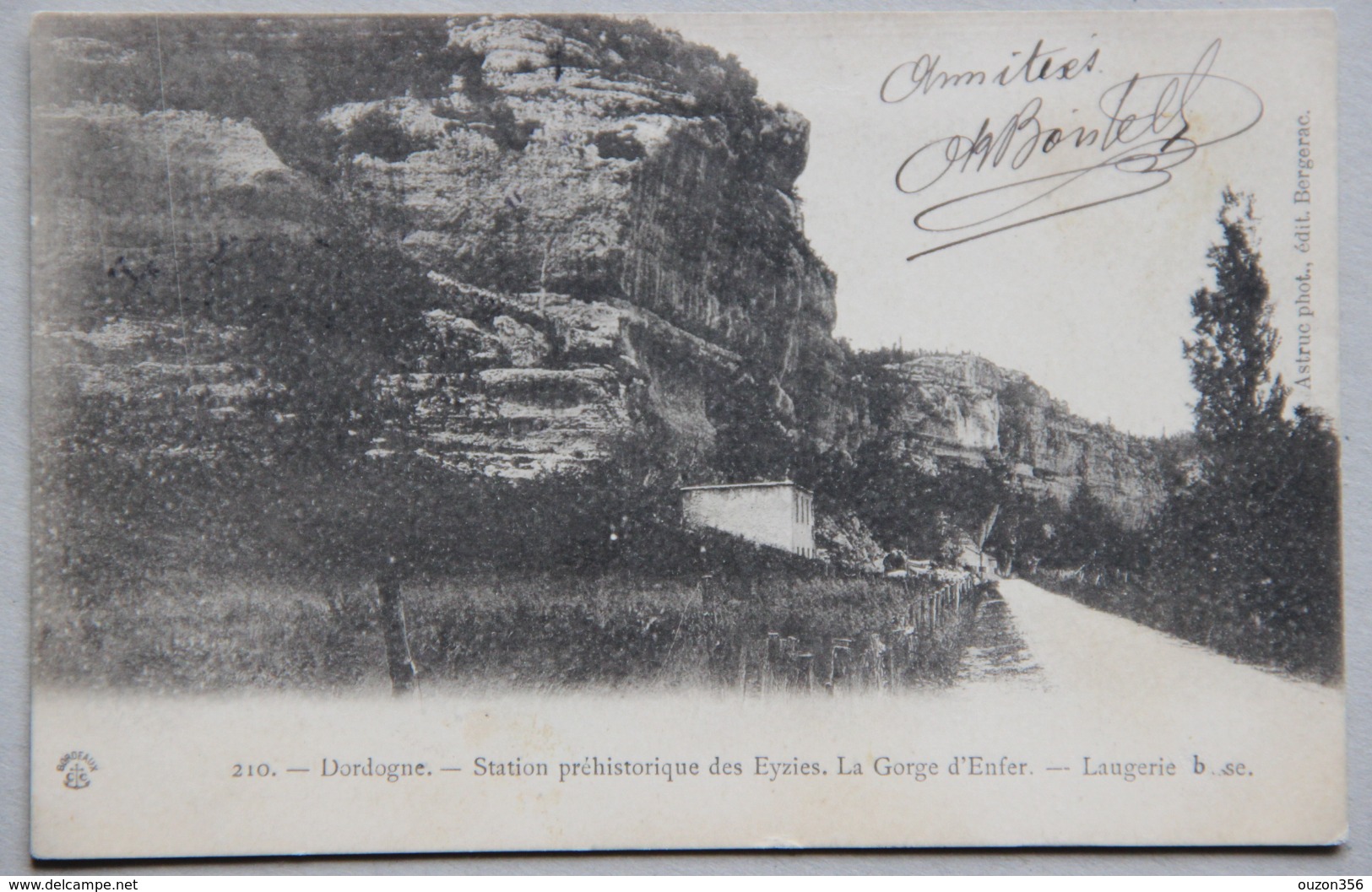 Les Eyzies-de-Tayac-Sireuil (Dordogne), Station Préhistorique Des Eyzies, La Gorge D'Enfer, Laugerie Basse - Autres & Non Classés