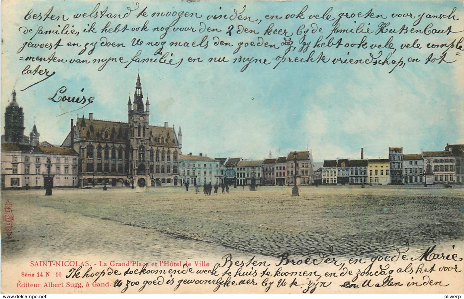 Saint-Nicolas - La Grand' Place Et L' Hôtel De Ville - Sint-Niklaas