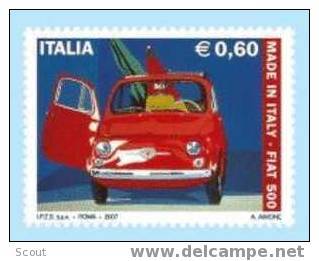 ITALIA - ITALIE - ITALY - 2007 - FIAT 500 YT -- ** - Automobili