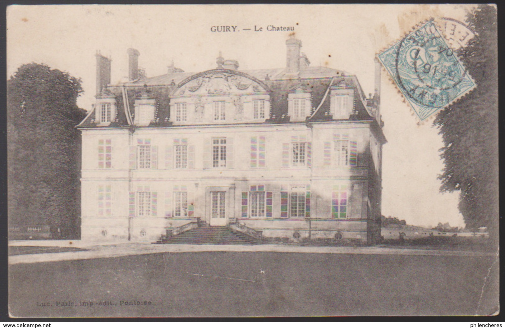 CPA - (95) Guiry - Le Chateau - Guiry En Vexin