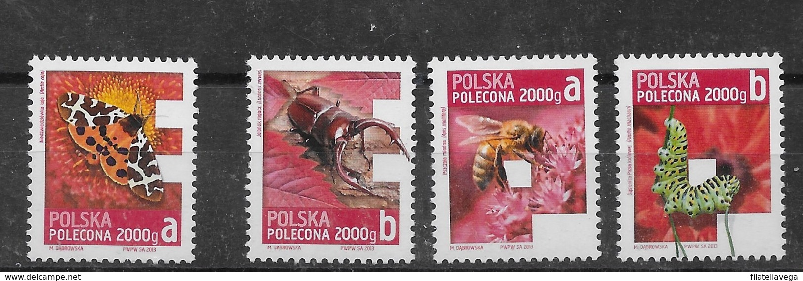 Serie De Polonia Nº Yvert 4336/39 ** MARIPOSAS (BUTTERFLIES) - Nuevos