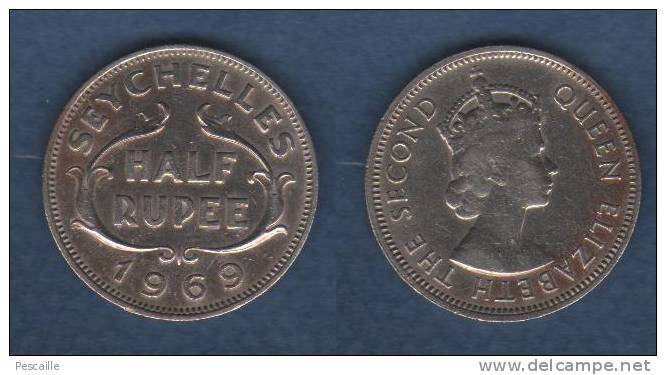 SEYCHELLES HALF RUPEE 1969 / 1/2 RUPEE - Seychelles