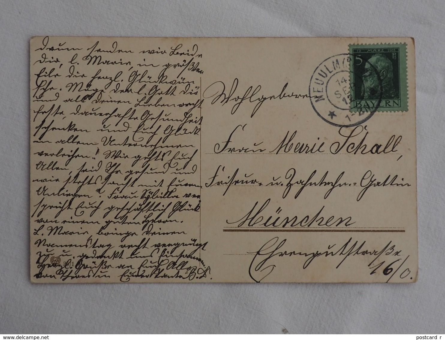 Halt Beinah Hätt Ich's Vergessen Stamp 1912  A 205 AP - Post & Briefboten