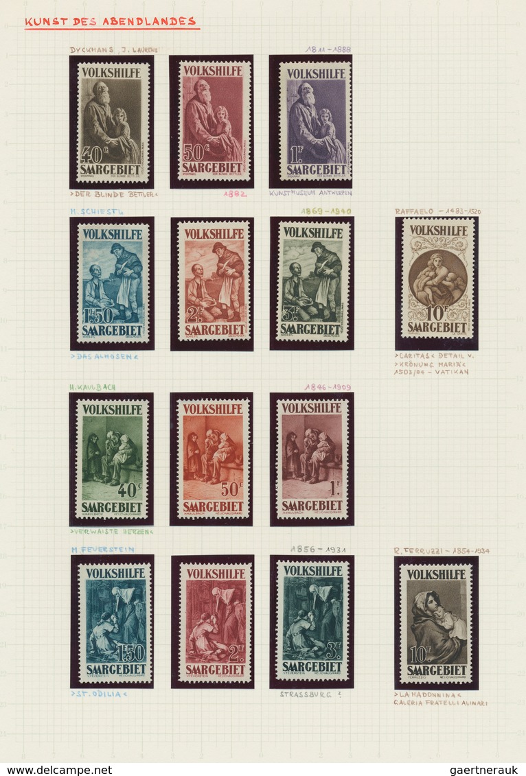 Nachlässe: DIE WEITE, BUNTE WELT DER KUNST - Umfassende Sammlung Mit Marken Und Blocks Aus Aller Wel - Vrac (min 1000 Timbres)