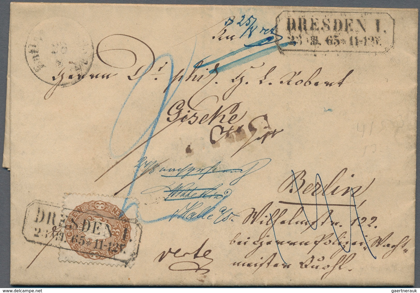 Nachlässe: 1850/1930, Sammlernachlaß Mit Ca. 150 Briefen, Teilbriefen Und Vorderseiten Aus Deutschla - Vrac (min 1000 Timbres)