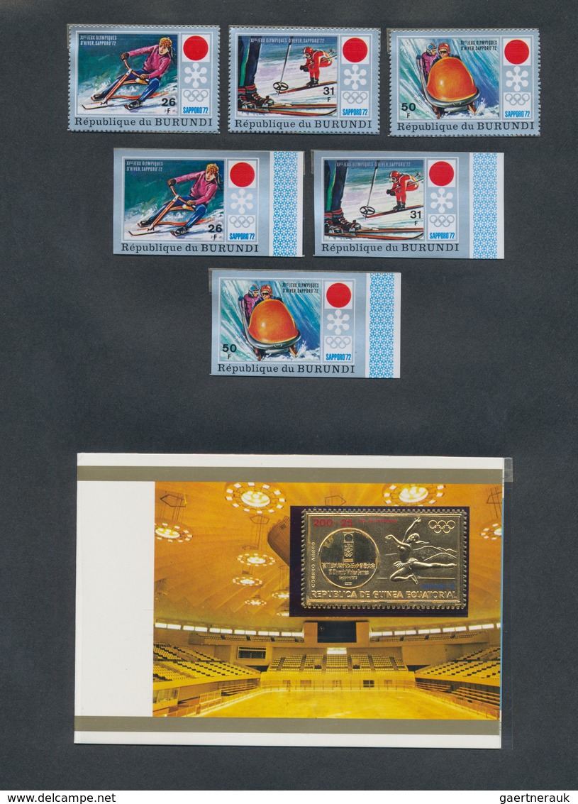 Nachlässe: Thematik: Olympische Spiele / olympic games - 1960/1988, fantastic collection on the Olym