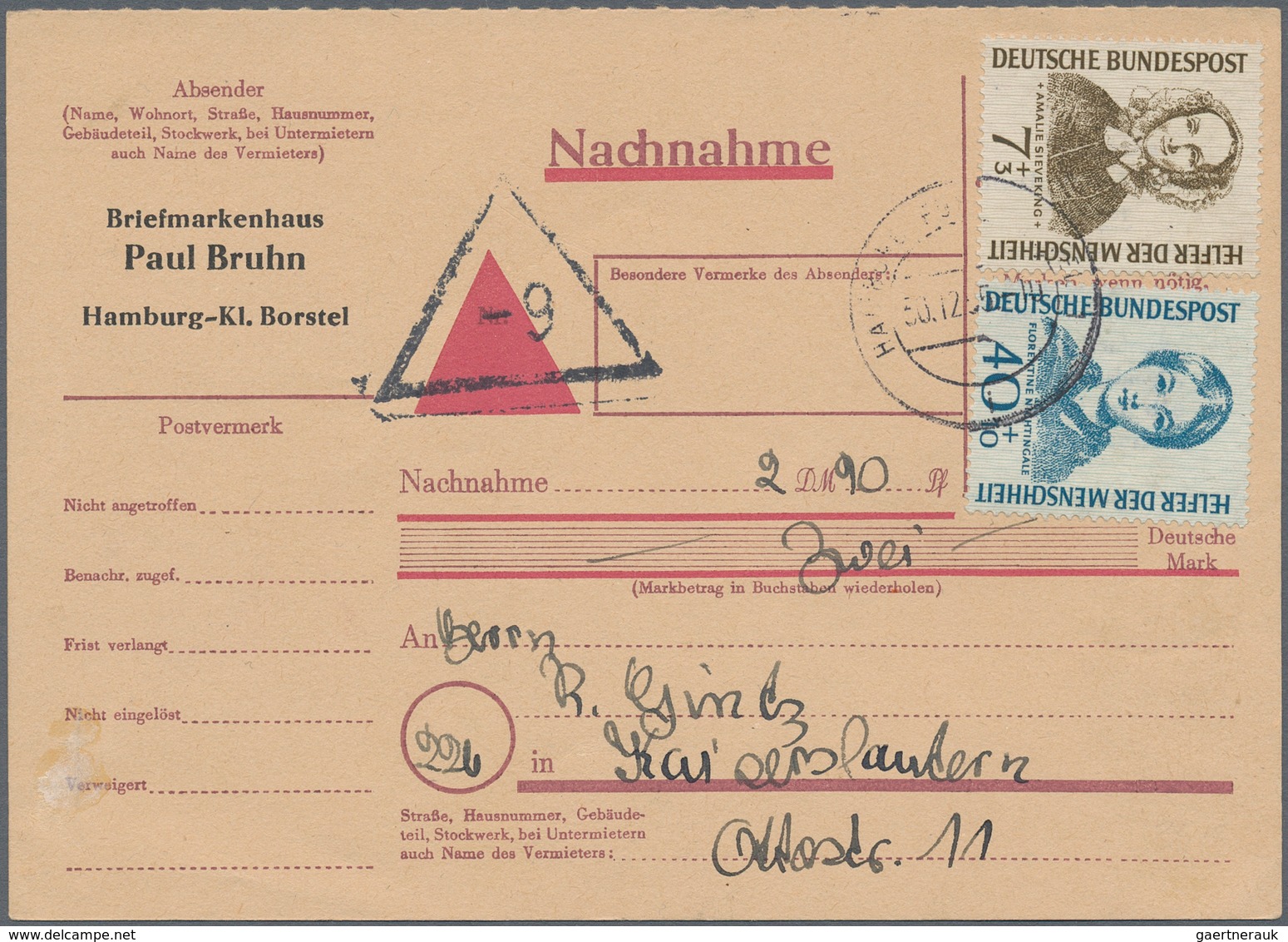 Nachlässe: 1915/1996 Ca., 6 Briefauswahlhefte Mit Deutschen Briefen Und Ganzsachen Mit Hauptwert Deu - Kilowaar (min. 1000 Zegels)