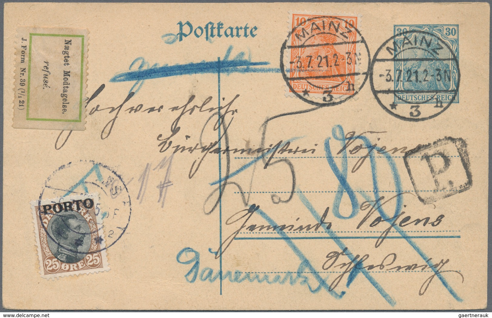 Nachlässe: 1832/1945, Ca. 70 Fast Ausschließlich Bessere Brief Und Karten Aus Aller Welt. Bitte Anse - Lots & Kiloware (mixtures) - Min. 1000 Stamps