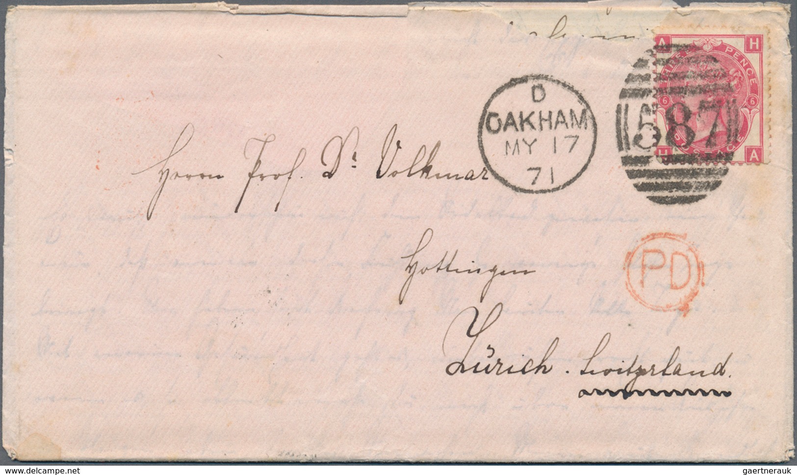 Nachlässe: 1832/1945, ca. 70 fast ausschließlich bessere Brief und Karten aus aller Welt. Bitte anse