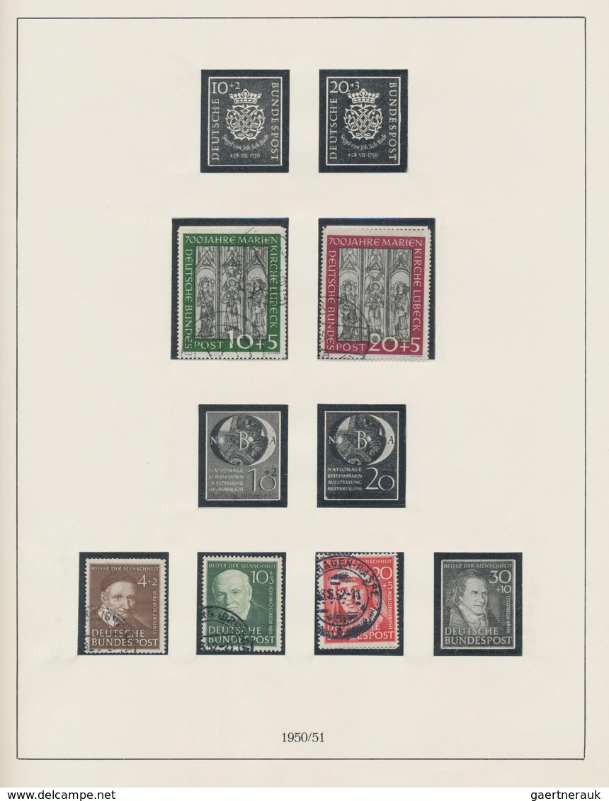 Wunderkartons: 1949/1977, 10 Alben Mit Teilsammlungen Bundesrepublik Deutschland, Berlin, Europa CEP - Vrac (min 1000 Timbres)