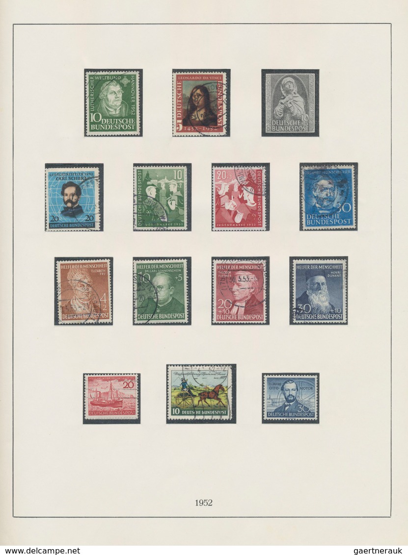 Wunderkartons: 1949/1977, 10 Alben Mit Teilsammlungen Bundesrepublik Deutschland, Berlin, Europa CEP - Vrac (min 1000 Timbres)