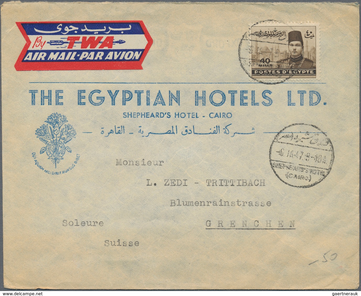 Ägypten: 1880-1990, Posten Mit über 200 Briefen, Belegen Und Ganzsachen, Dabei Bessere Stempel, Hote - 1866-1914 Ägypten Khediva