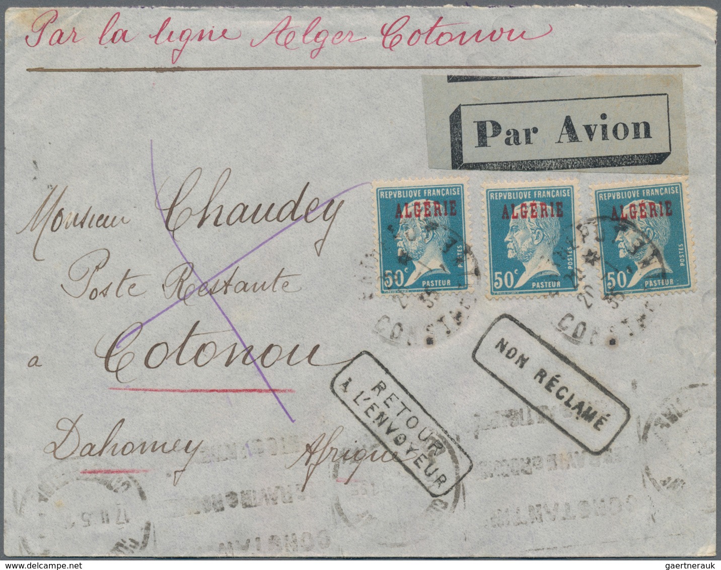 Algerien: 1890/1960 Holding Of Ca. 80 Letters, Cards, Picture-postcards And Used Postal Stationery ( - Covers & Documents