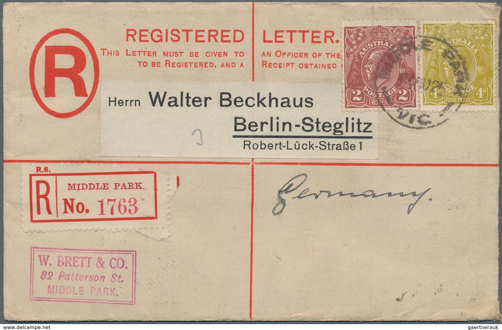 Australien: 1927/66, Ca. 90 Covers (inc. One Ppc) Mostly Used To Switzerland With WWII Censorship Us - Sammlungen
