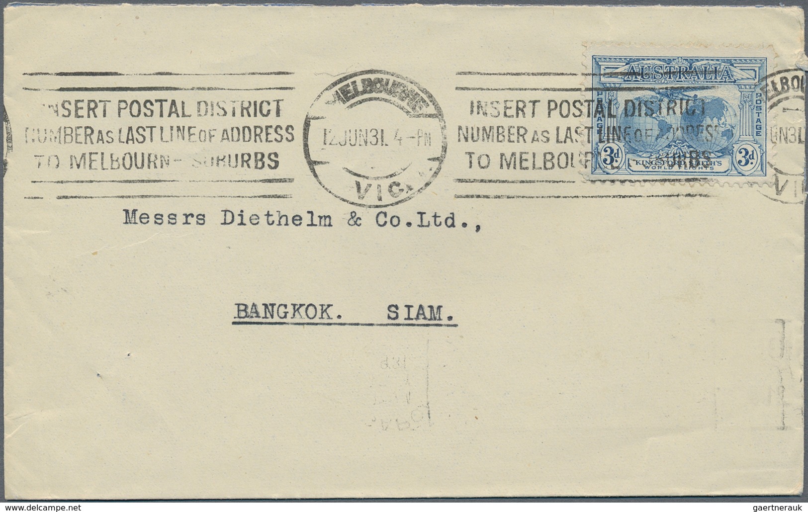 Australien: 1927/66, Ca. 90 Covers (inc. One Ppc) Mostly Used To Switzerland With WWII Censorship Us - Collezioni