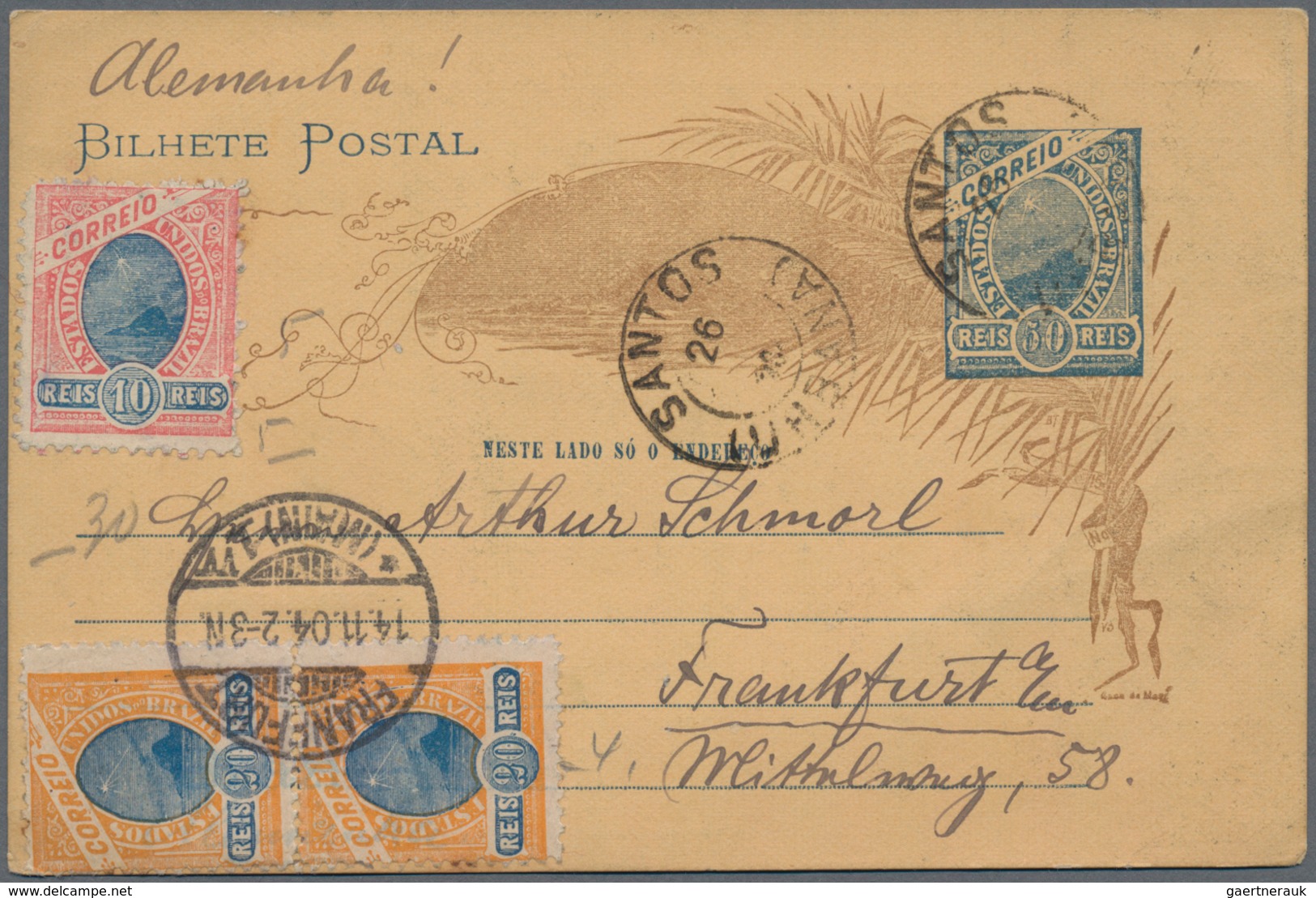 Brasilien: 1886/1989 Accumulation Of Ca. 710 Covers, Cards And Unused And Used Postal Stationeries ( - Used Stamps