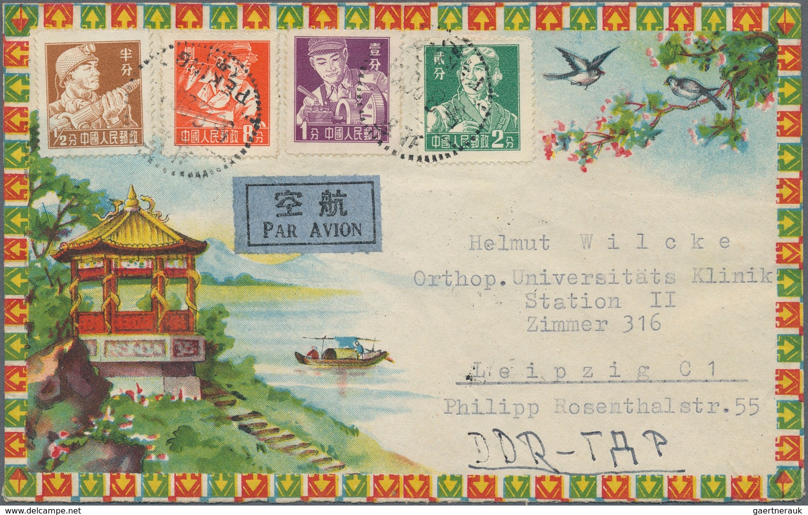 China: 1920/56 (ca.), 11 Covers Of The Republic And Early PRC, Partially Reduced, Some With Usual Sl - Altri & Non Classificati