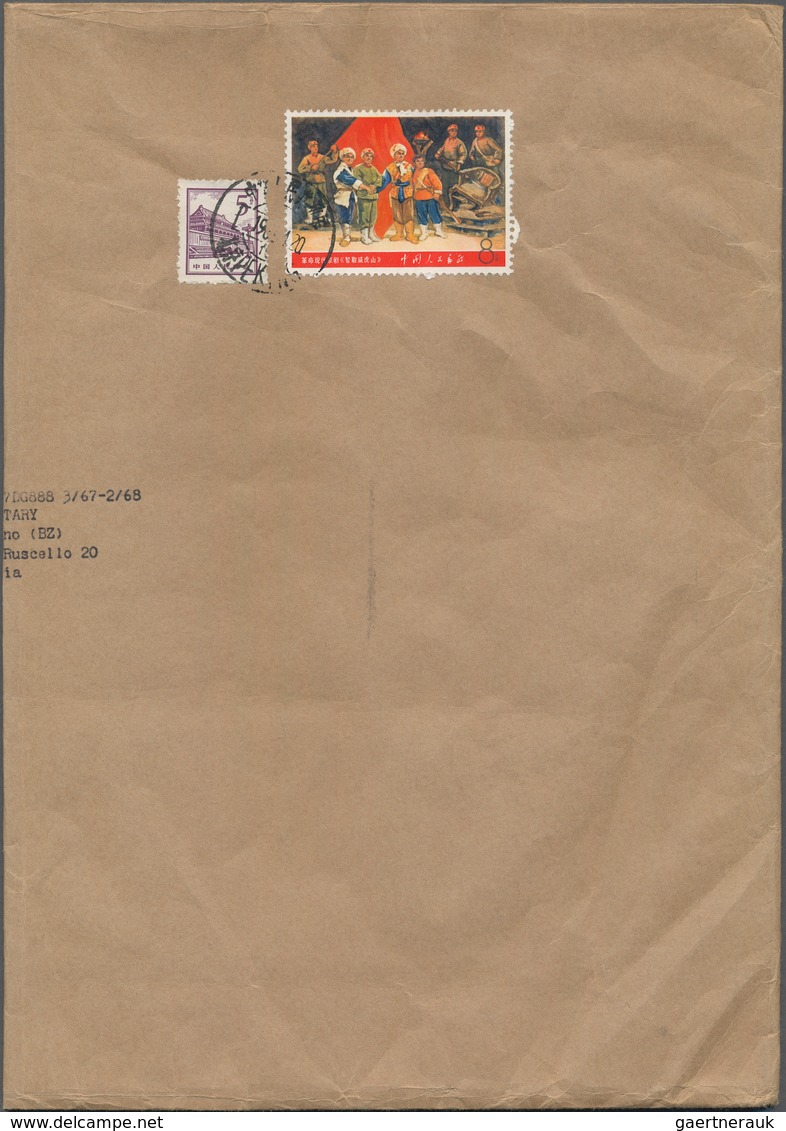 China - Volksrepublik: 1953/2000 (ca.), Approx. 100 Covers And Cards Of The PRC, Many Bearing "Posta - Autres & Non Classés