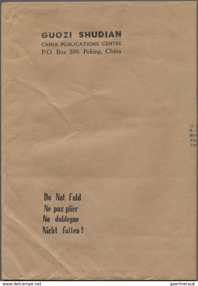 China - Volksrepublik: 1953/2000 (ca.), Approx. 100 Covers And Cards Of The PRC, Many Bearing "Posta - Altri & Non Classificati