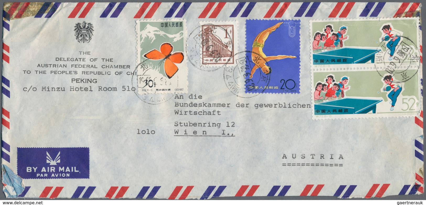 China - Volksrepublik: 1953/93 (ca.), Collection Of Covers Including Ones Bearing The Better Issues, - Other & Unclassified